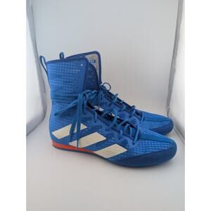 Adidas Box Hog 4 Mens Size 7 Boxing Shoes Royal Blue White Sneakers